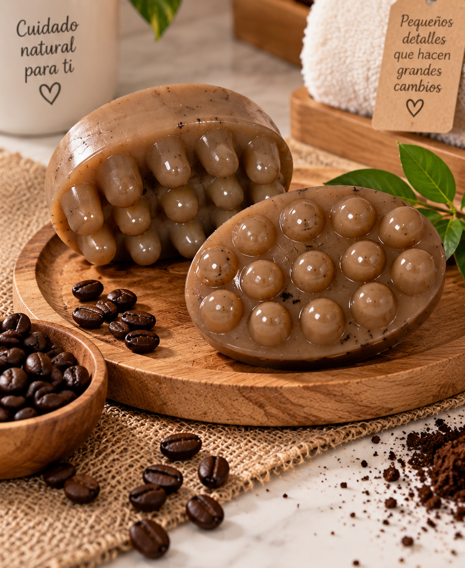 Jabón de masaje de café